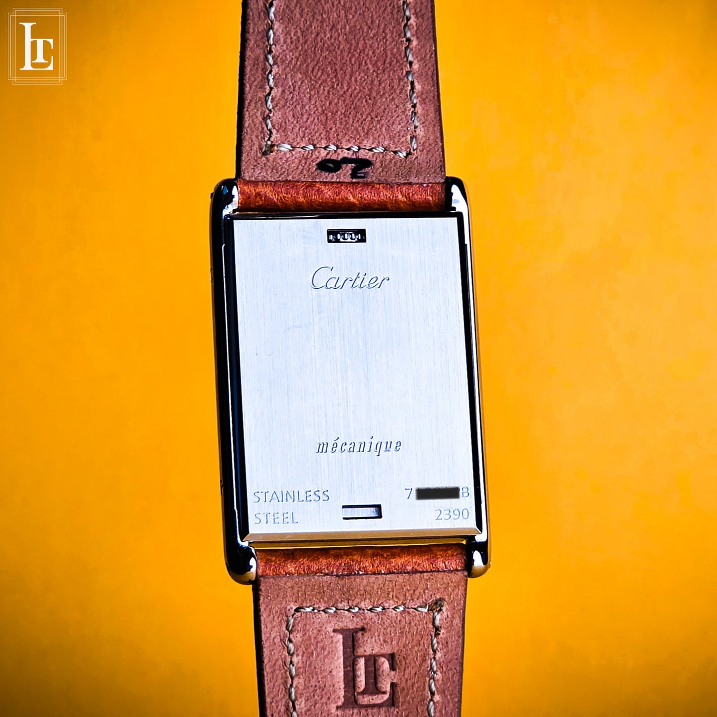 Cartier Tank Basculante Ref. 2390 Set Completo