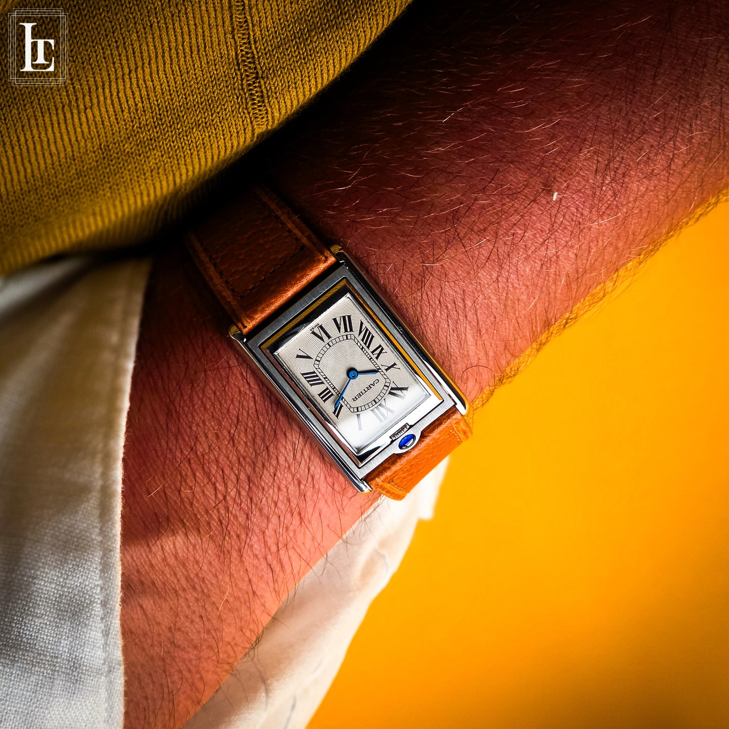 Cartier Tank Basculante Ref. 2390 Set Completo