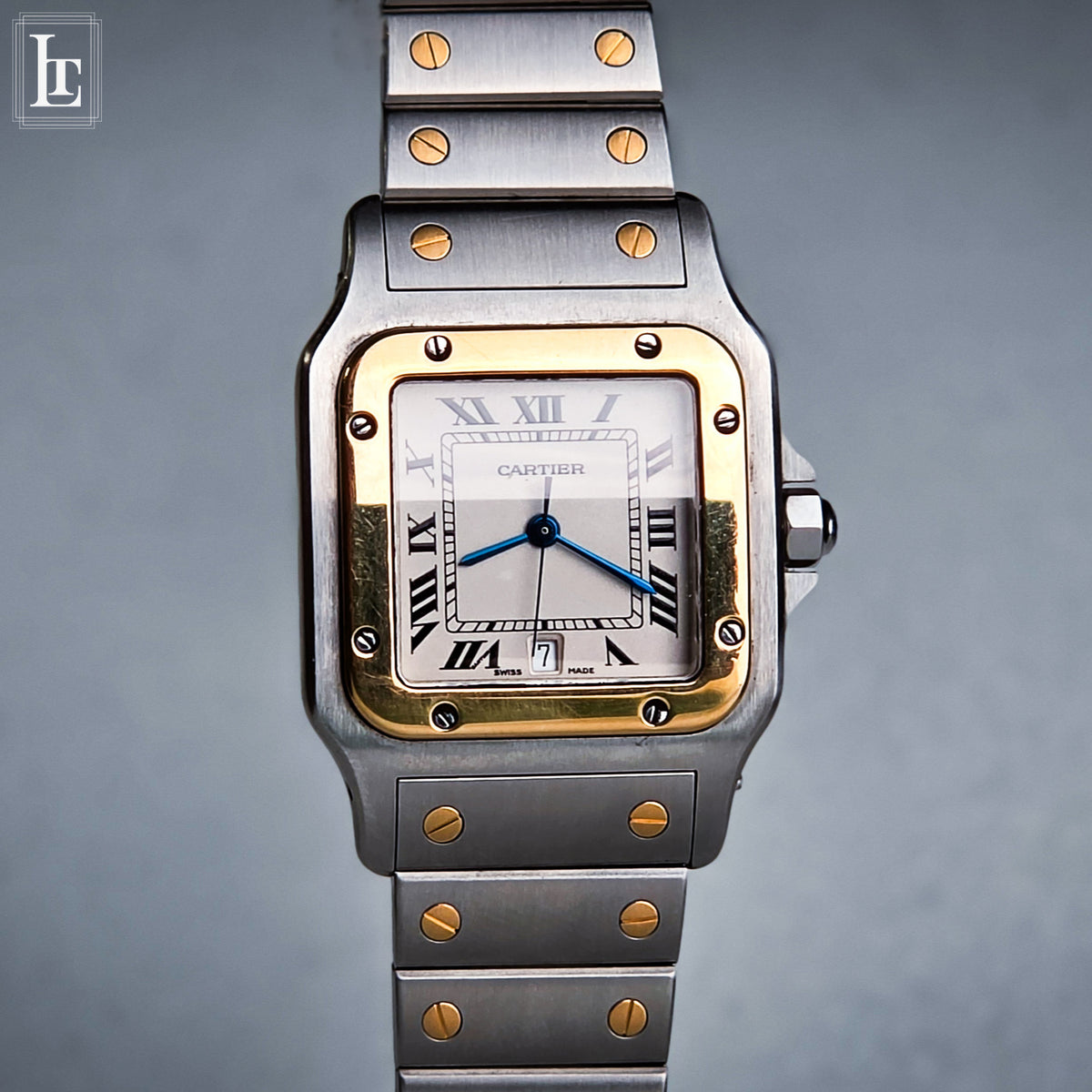 Cartier Santos Galbée 1566 Quarzo
