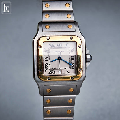 Cartier Santos Galbée 1566 Quarzo