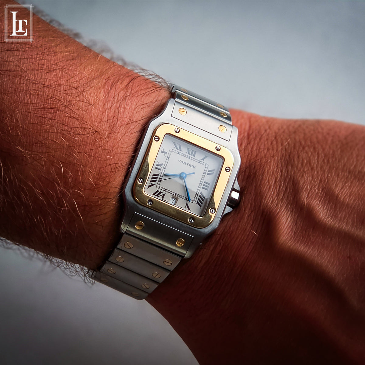 Cartier Santos Galbée 1566 Quarzo