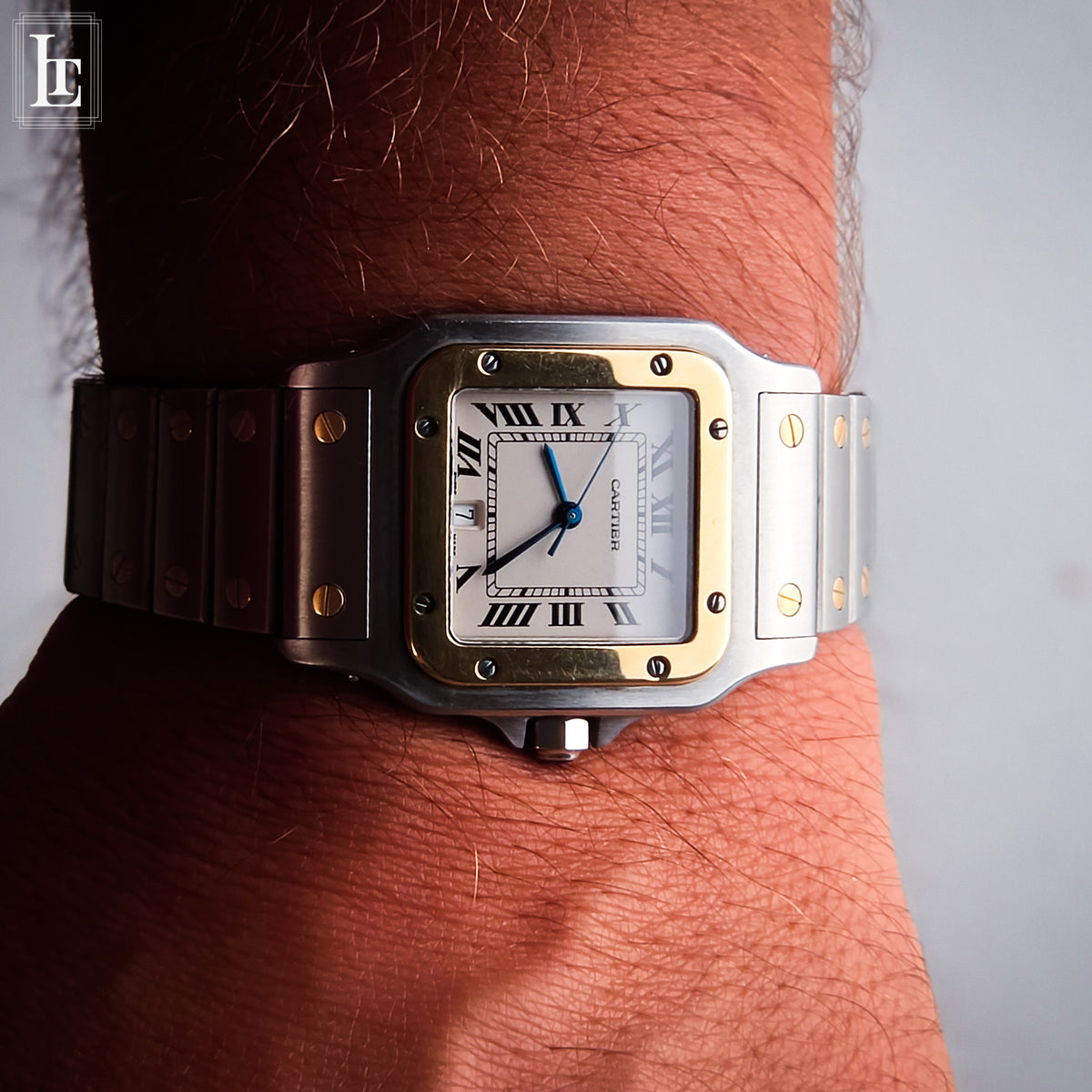 Cartier Santos Galbée 1566 Quarzo