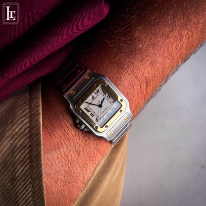 Cartier Santos Galbée 1566 Quarzo