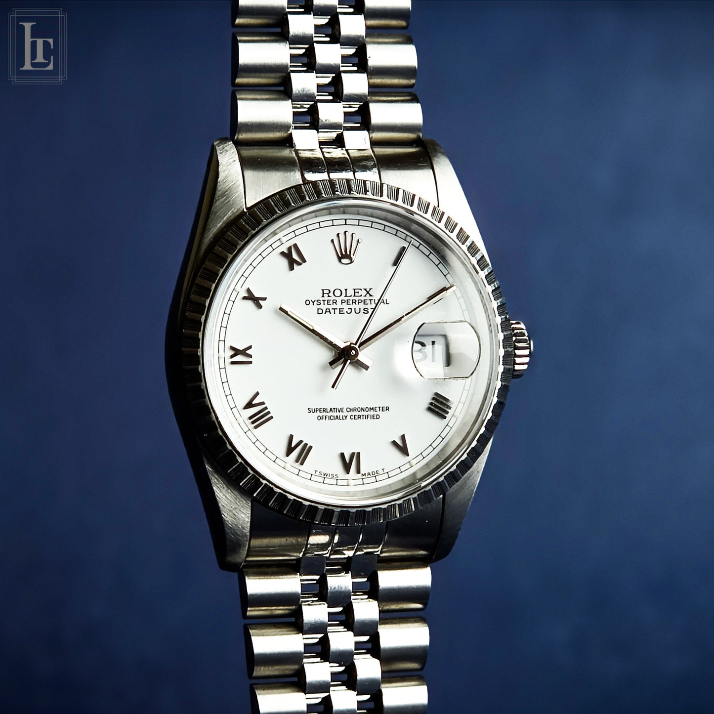 Rolex Datejust 16220 White Roman