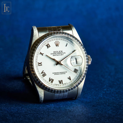 Rolex Datejust 16220 White Roman