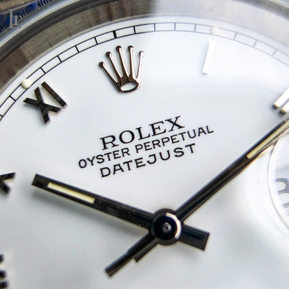 Rolex Datejust 16220 White Roman