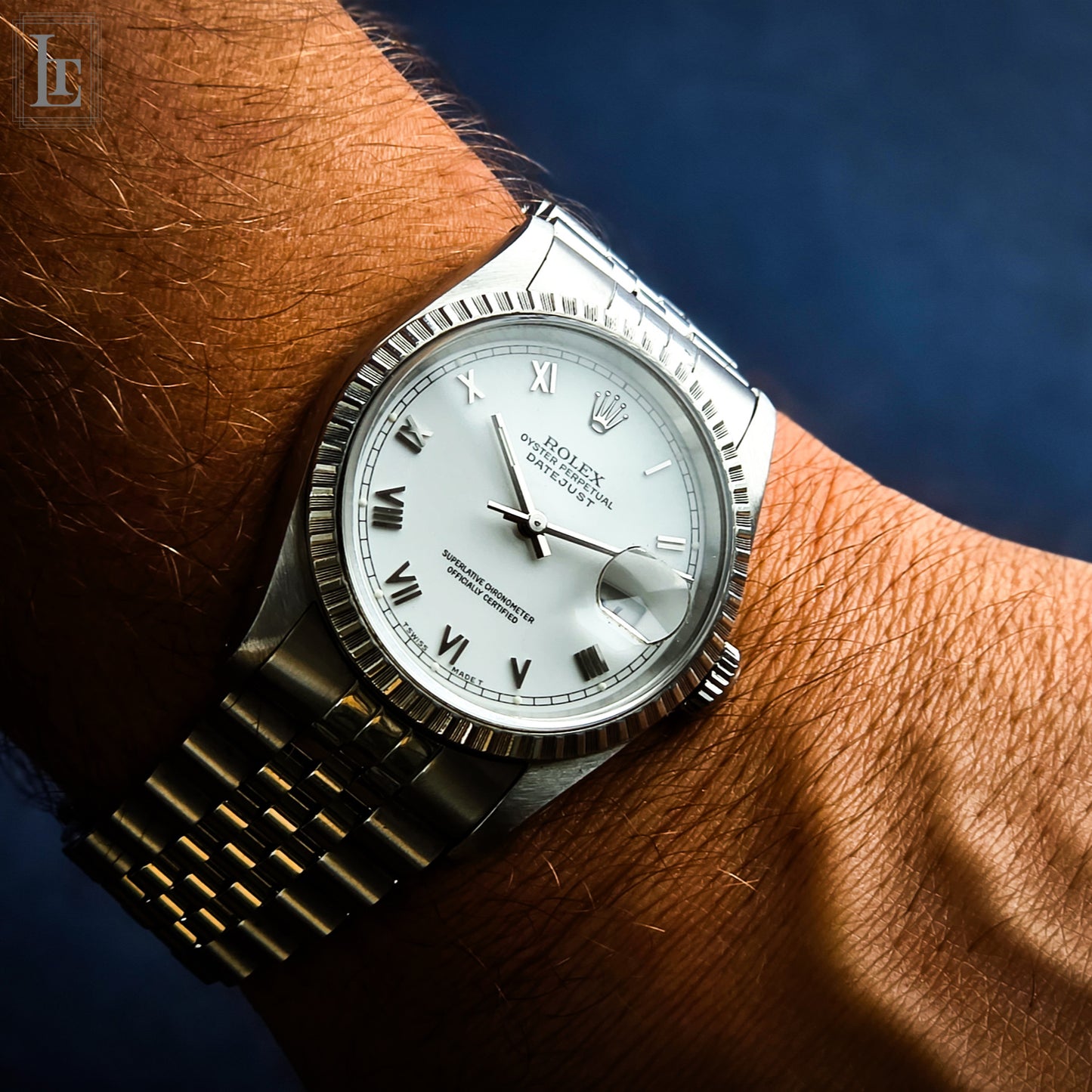 Rolex Datejust 16220 White Roman