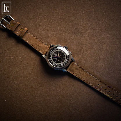 Cronografo Heuer galvanico argento Ref. 347