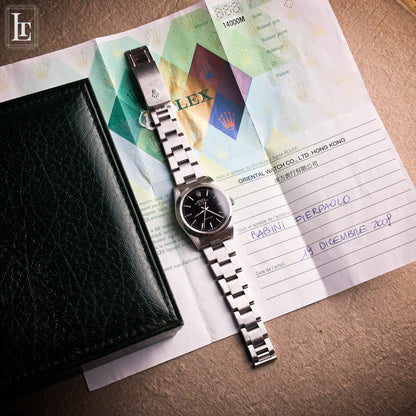 Rolex Air King 14000M Garanzia Nero