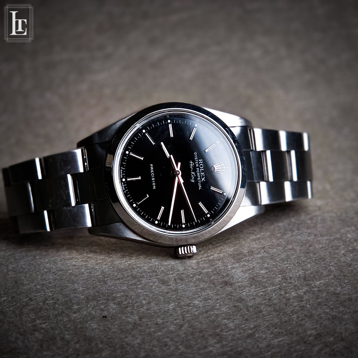 Rolex Air King 14000M Garanzia Nero