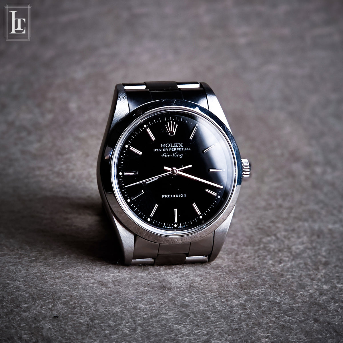 Rolex Air King 14000M Garanzia Nero
