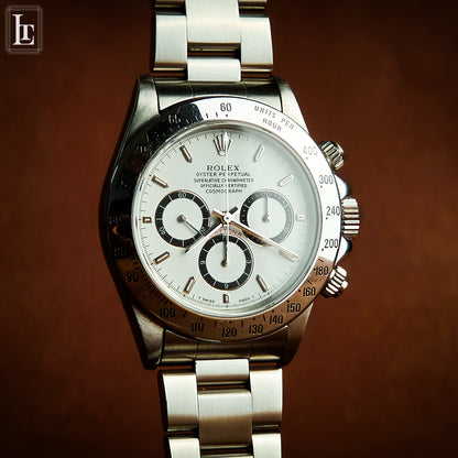 Rolex Daytona 16520 White Inverted 6 Full Set