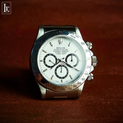 Rolex Daytona 16520 White Inverted 6 Full Set