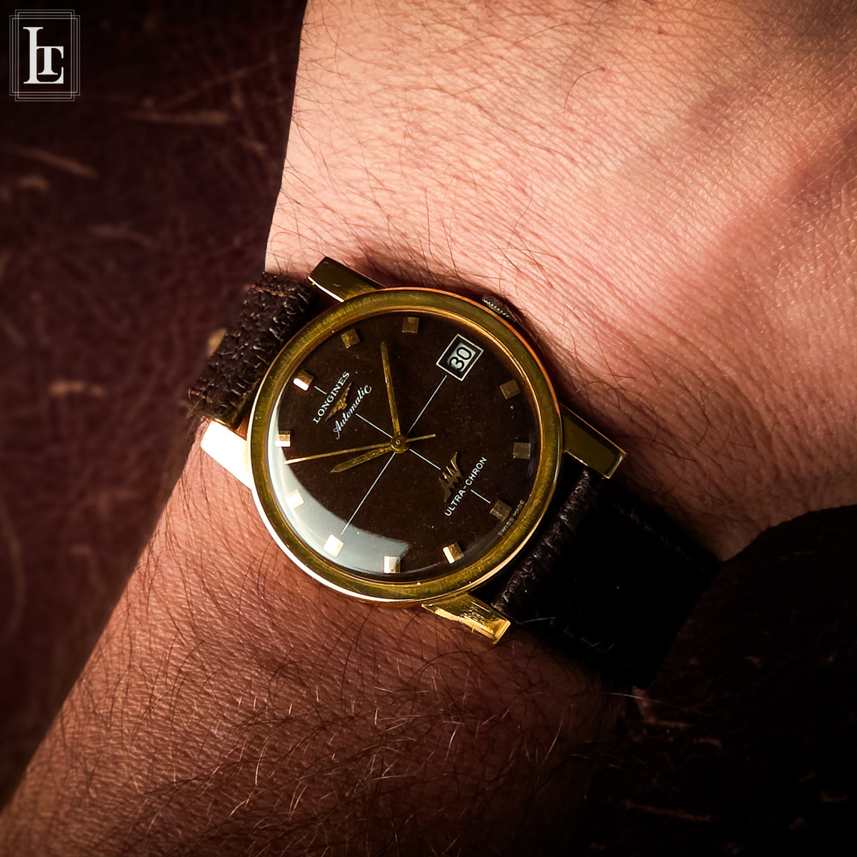 Longines Ultra-Chron Ref. 7826-1 brown yg