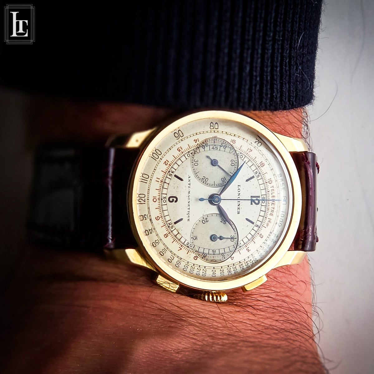 Longines Cronografo 13ZN Rif. 3756 oro