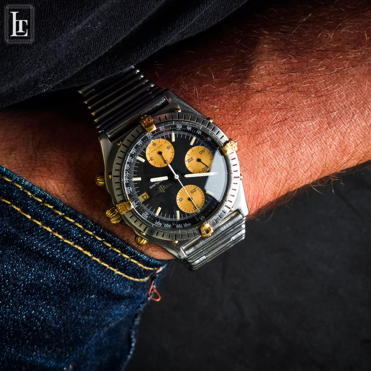Breitling Chronomat Rouleaux Black Full Set
