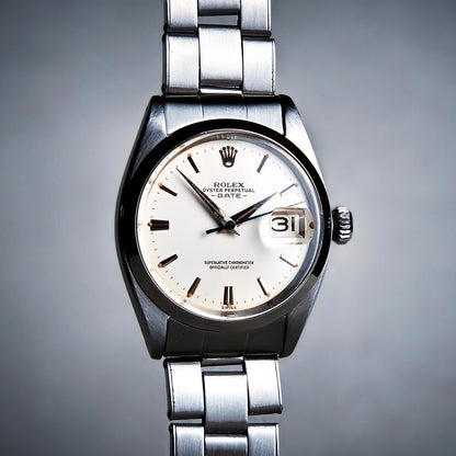 Rolex Date 1500 riveted