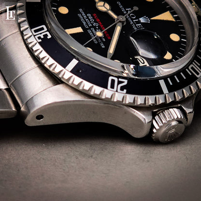 Rolex Submariner 1680 scritta rossa b&p