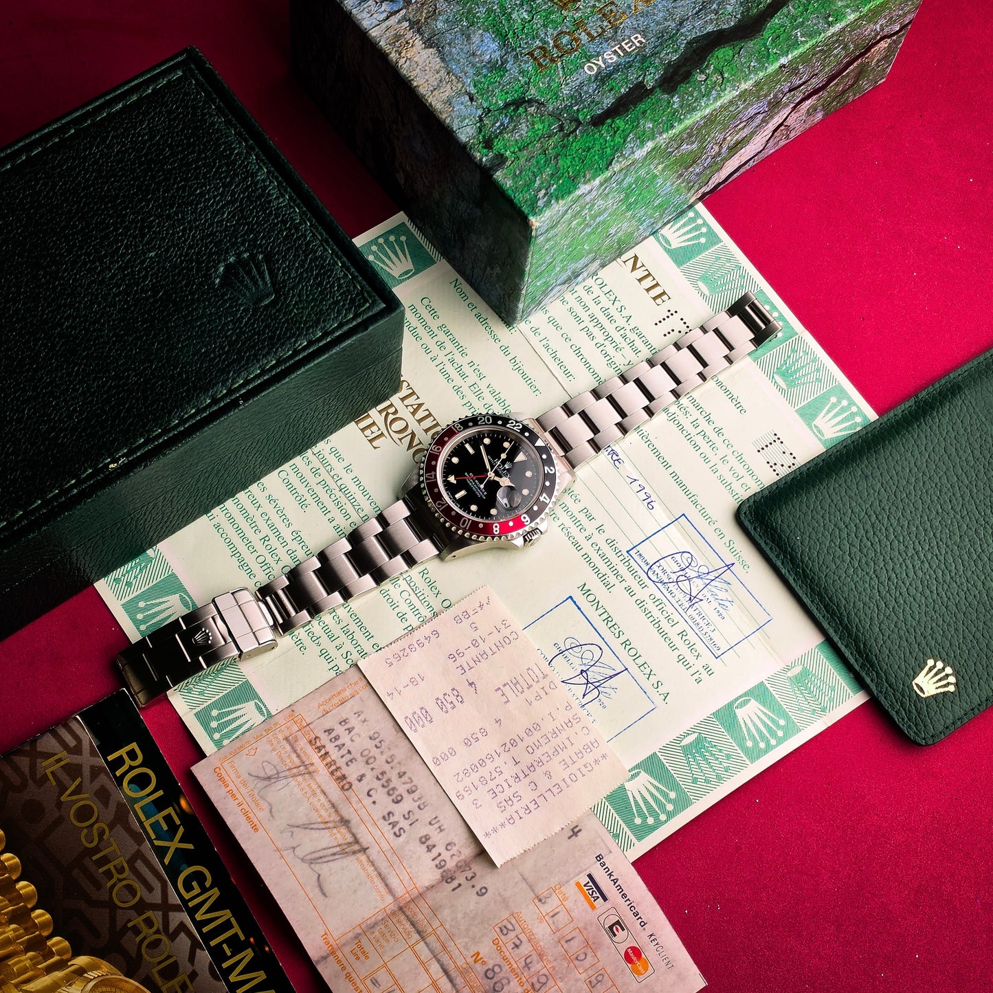 Rolex GMT Master II 16710 Coke Set Completo