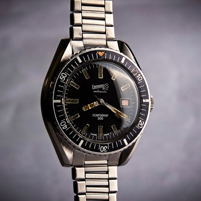 Eberhard Scafograf 300 with bracelet