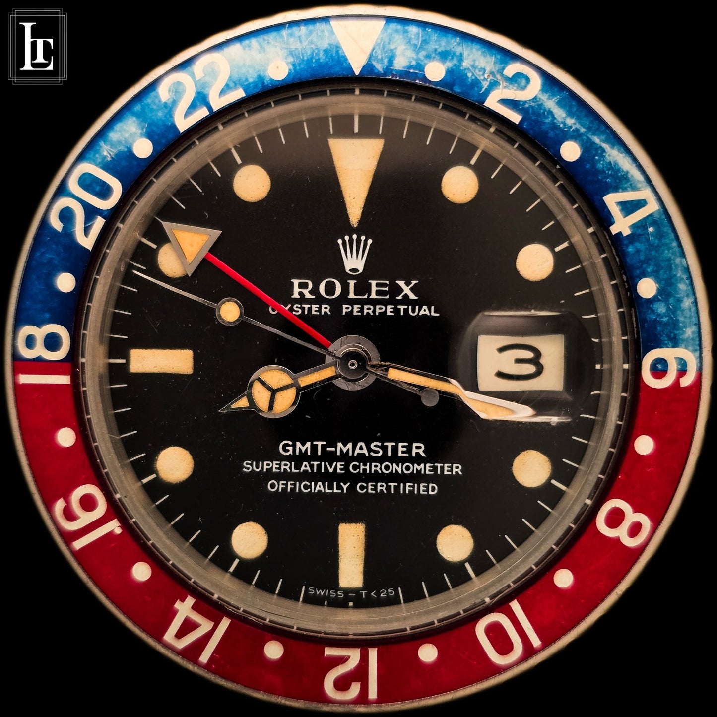 Rolex GMT Master 1675 "Long E" b&p