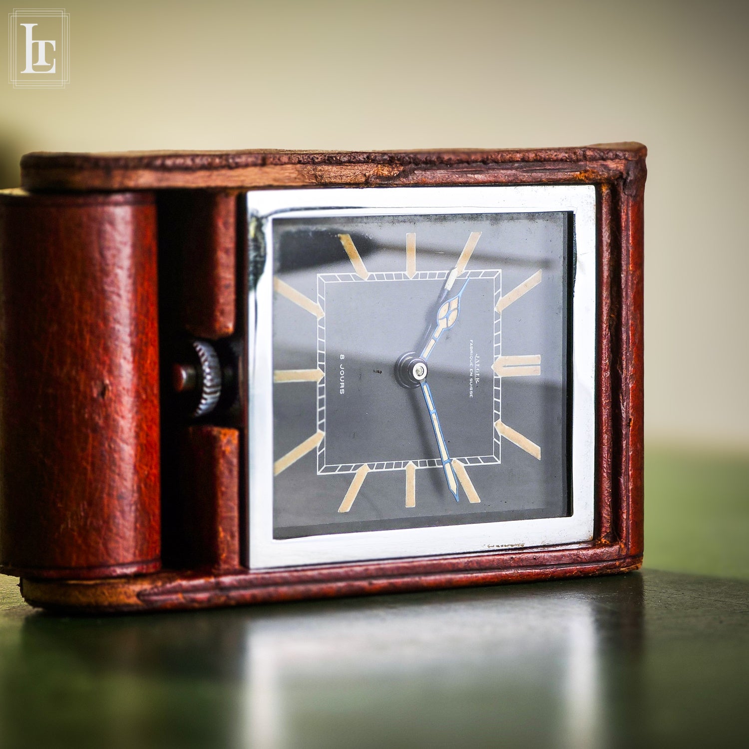 ヴィンテージ高級 Jaeger LeCoultre 8デイズ トラベルウォッチ 中古品B【JAEGER LECOULTRE】ジャガールクルト レベルソ 8デイズ