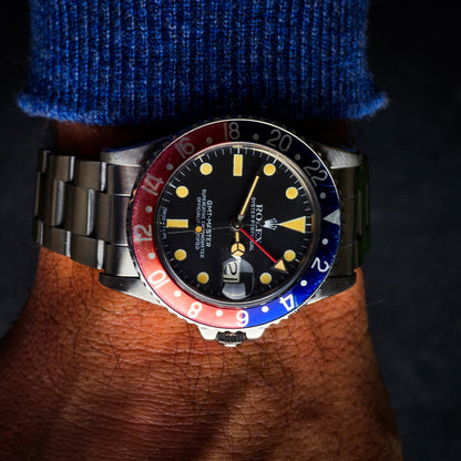 Rolex GMT Master 16750 Pepsi b&p