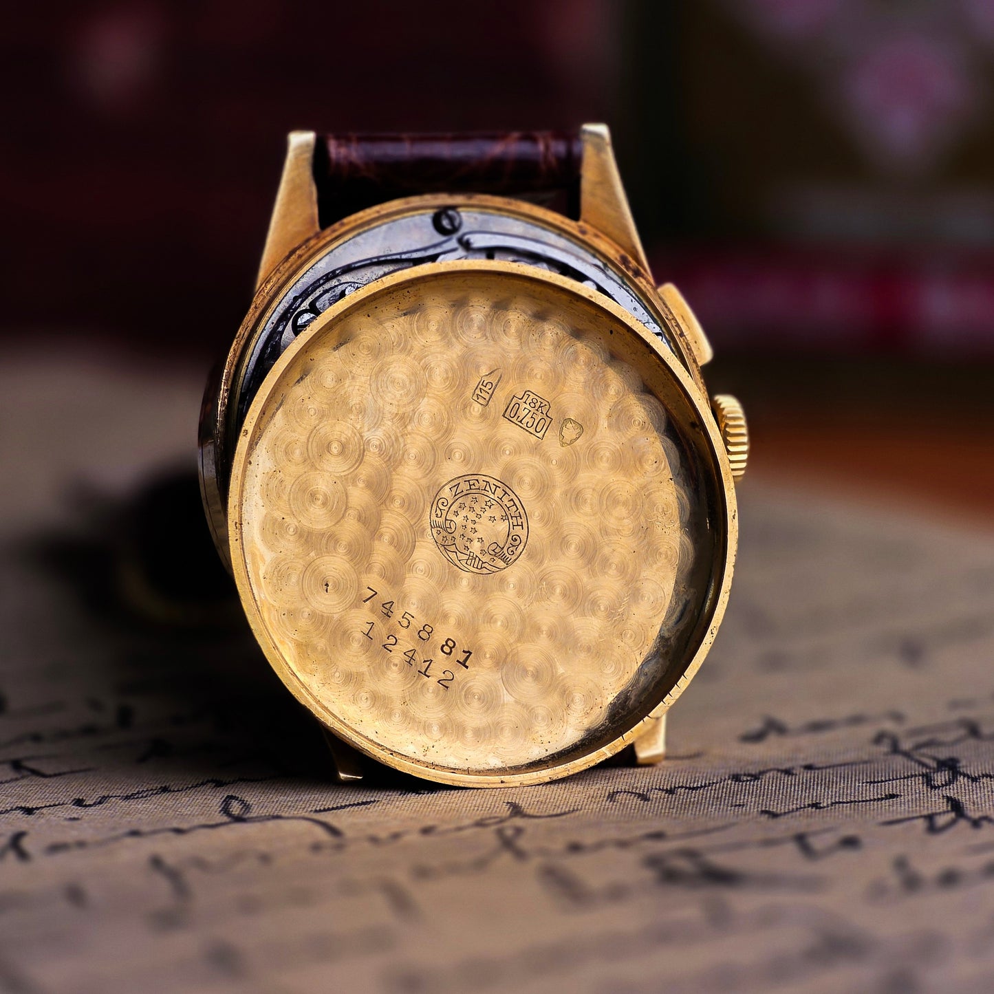 Zenith Chronograph Compur Sandwich 18k