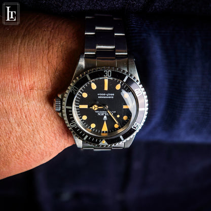 Rolex Submariner 5513 Maxi Dial MK2 b&p
