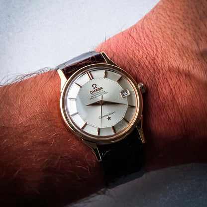 Omega Constellation Piepan 18k rose gold