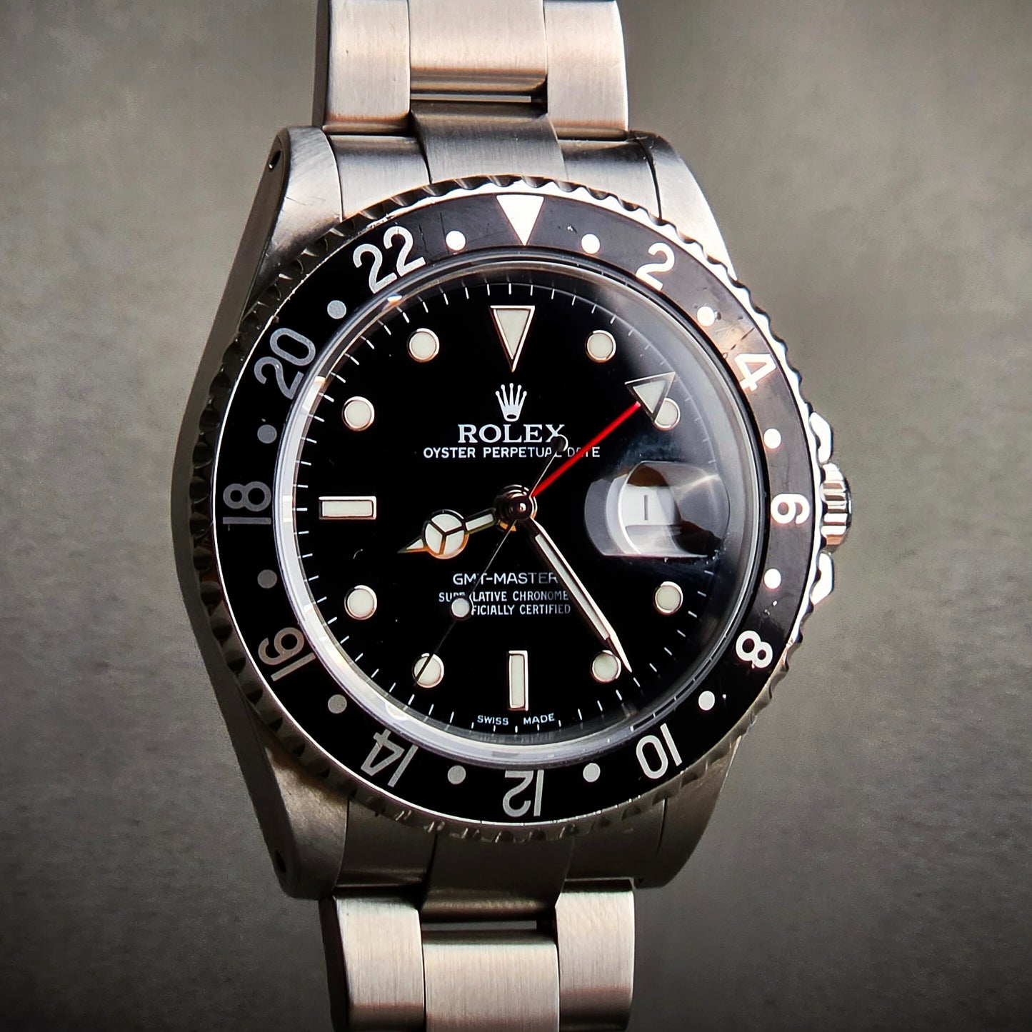 Rolex GMT Master II 16710 black Full Set