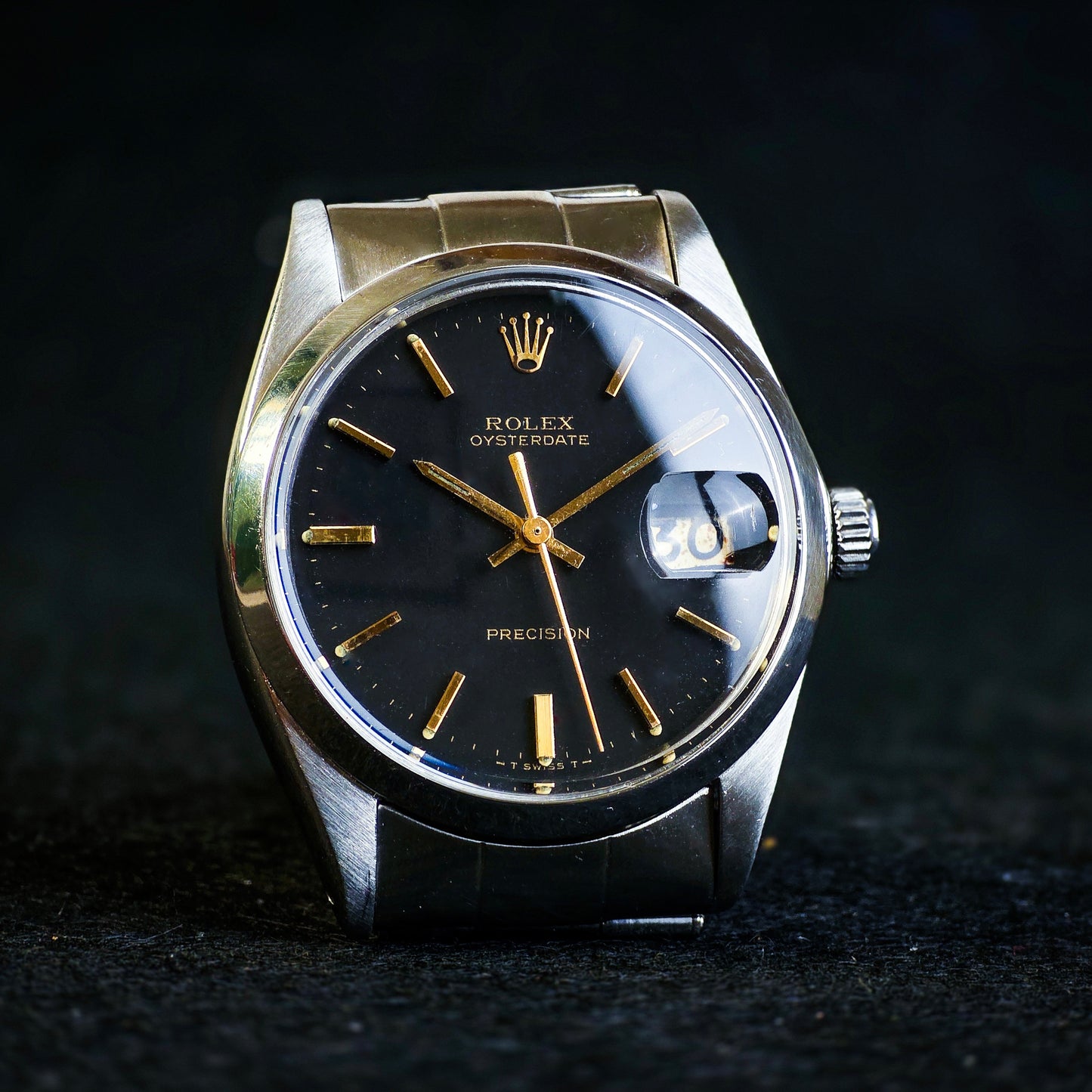 Rolex Oysterdate Precision black