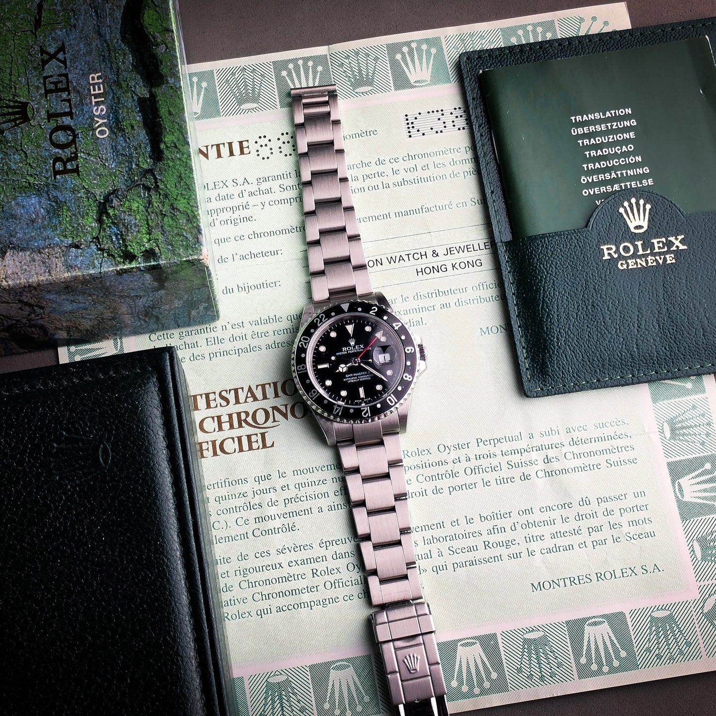 Rolex GMT Master II 16710 black Full Set