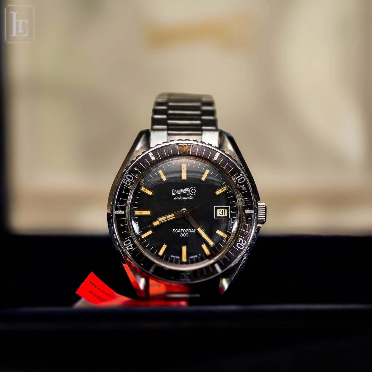 Eberhard Scafograf 300 bracciale e scatola 