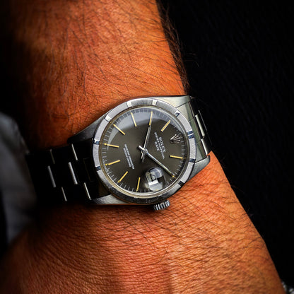 Rolex Date Engine Bezel 1501 grigio