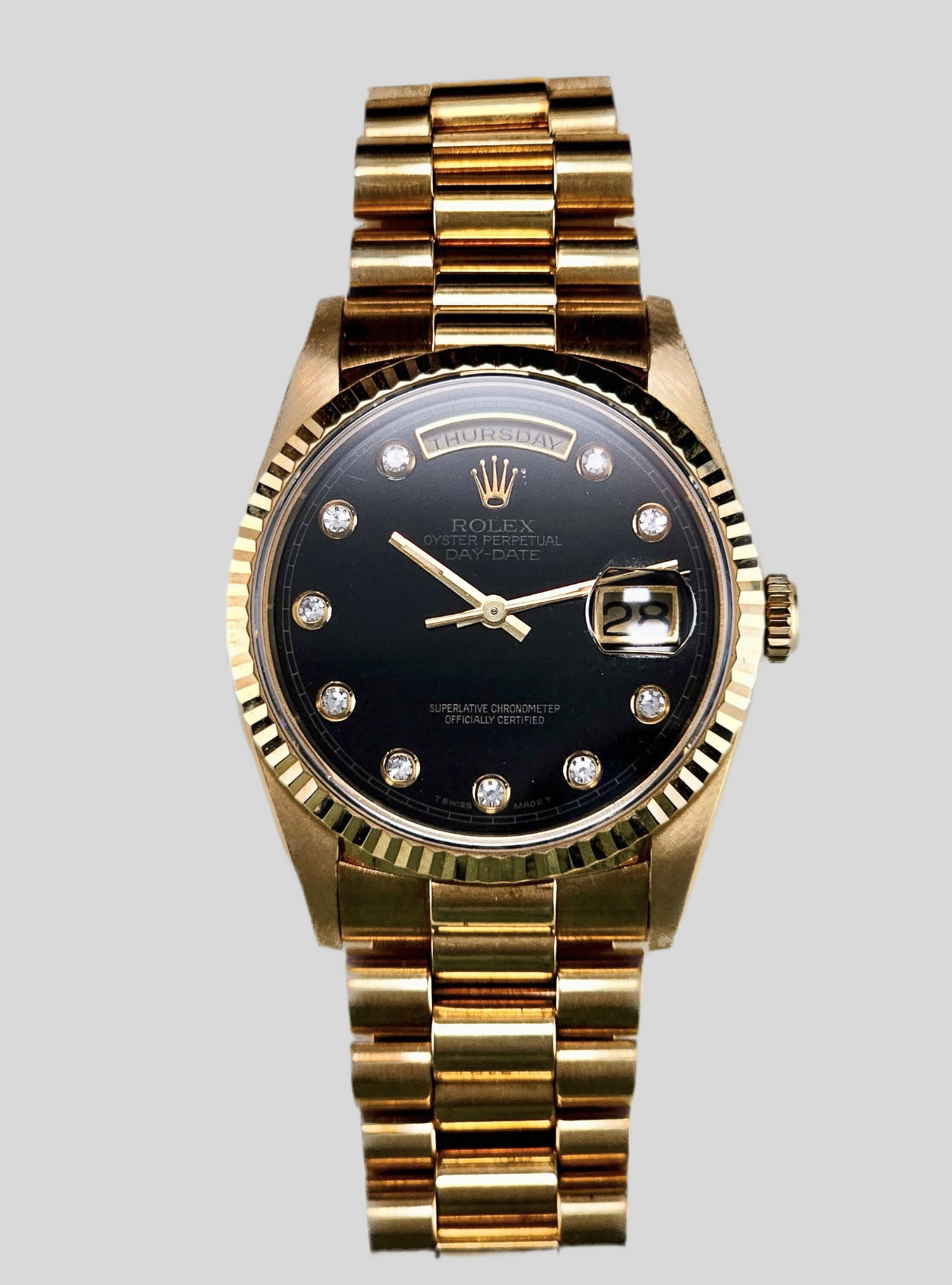 Rolex Day-Date 18238 Onyx Pinball