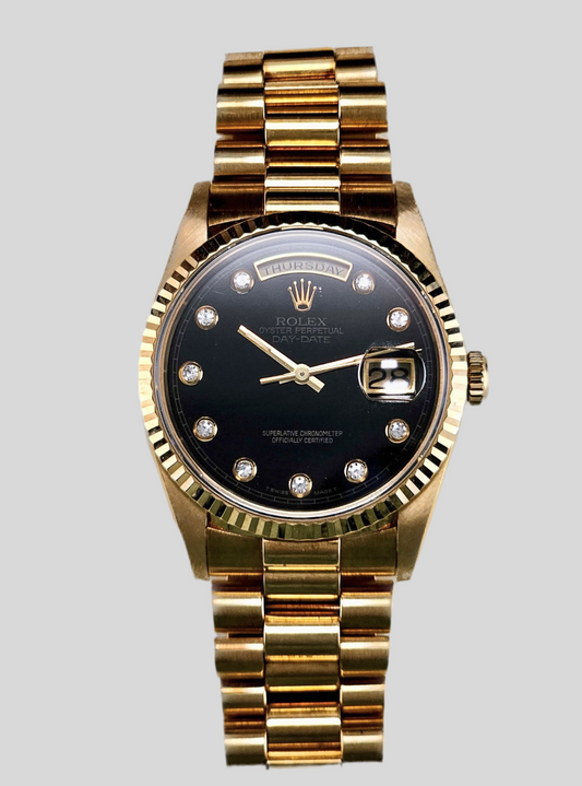 Rolex Day-Date 18238 Onyx Pinball