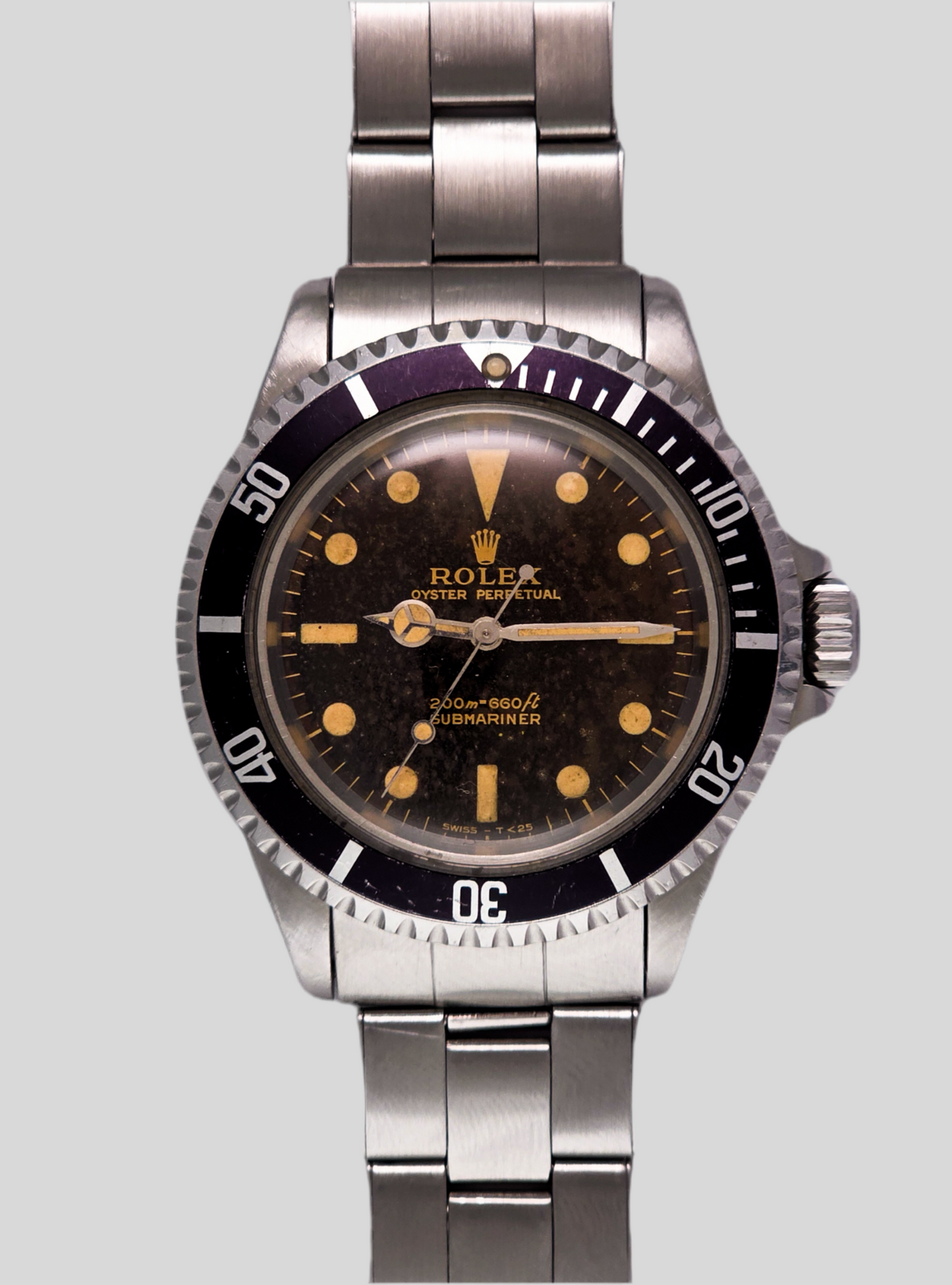 Rolex Submariner 5513 Gilt minuteria aperta