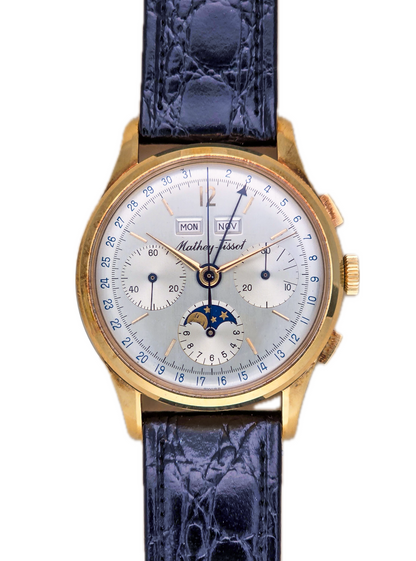 Mathey-Tissot Triple Calendar Moon chronograph yg NOS