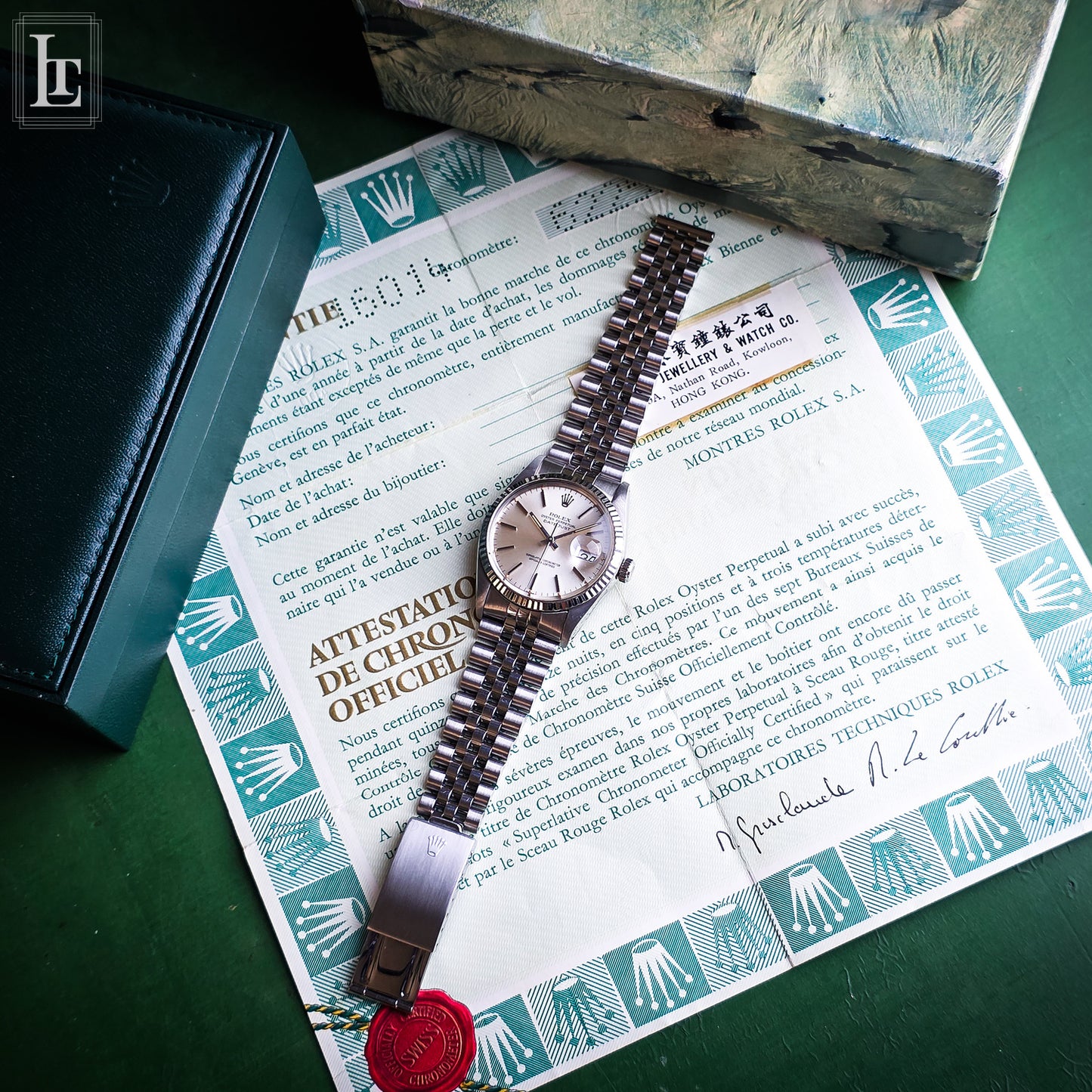 Rolex Datejust 16014 b&p