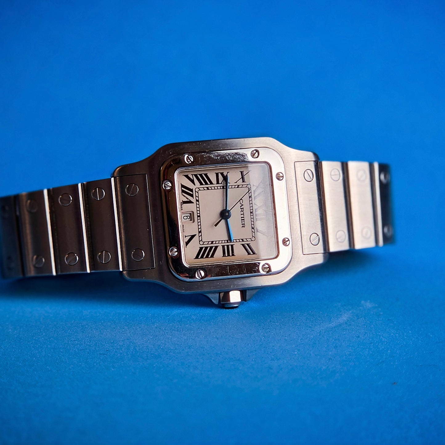 Cartier Santos Galbée Ref. 1564 Argento