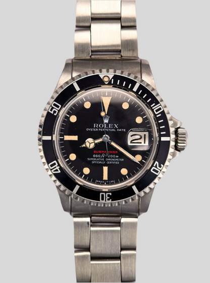 Rolex Submariner 1680 scritta rossa b&p