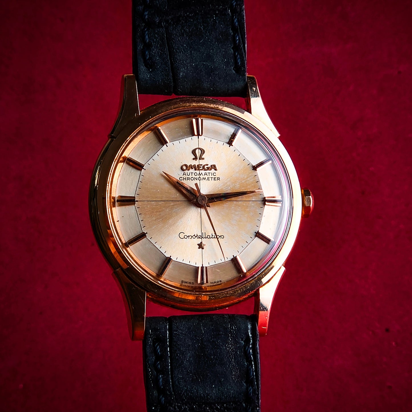 Omega Constellation Piepan 18k rg