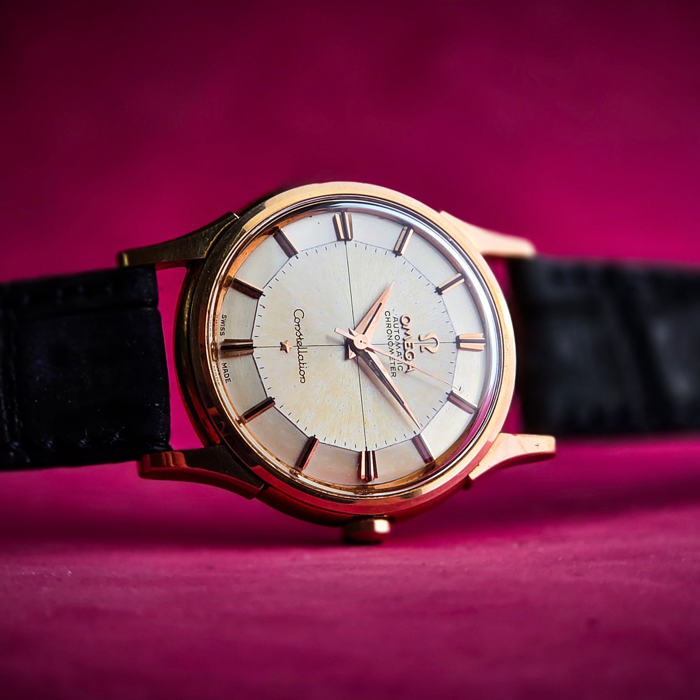 Omega Constellation Piepan 18k rg