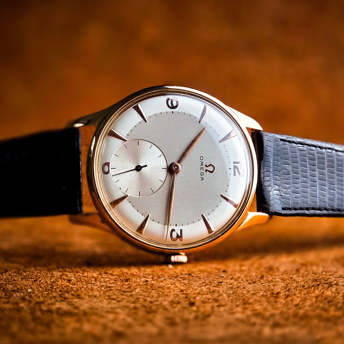 Omega Oversize 2 toni oro rosa
