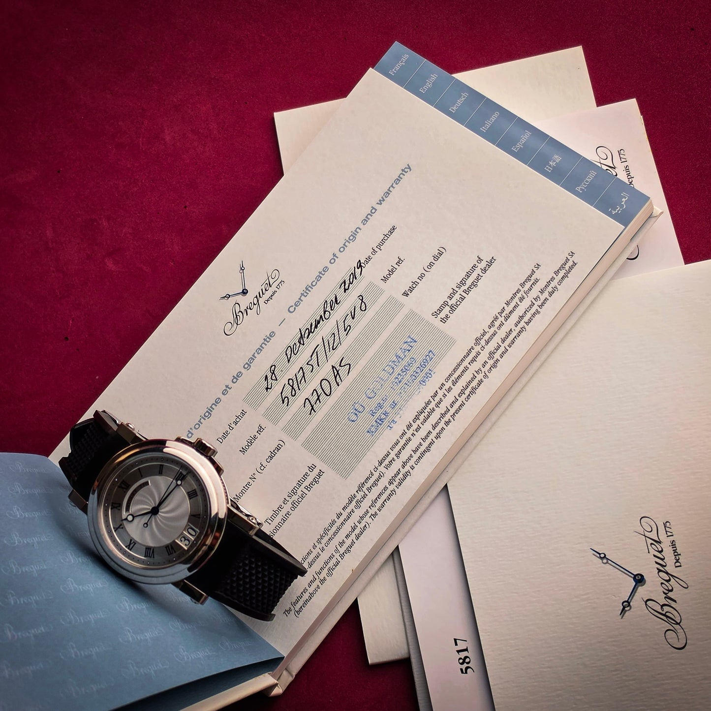 Breguet Marine Big Date Full Set