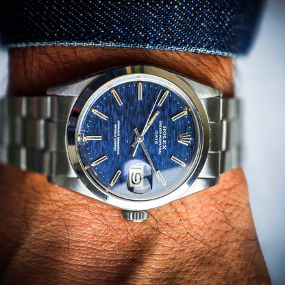 Rolex Date ref.1500 “quadrante jeans”