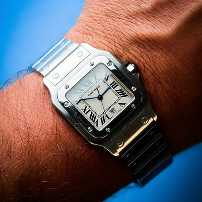Cartier Santos Galbée Ref. 1564 Argento
