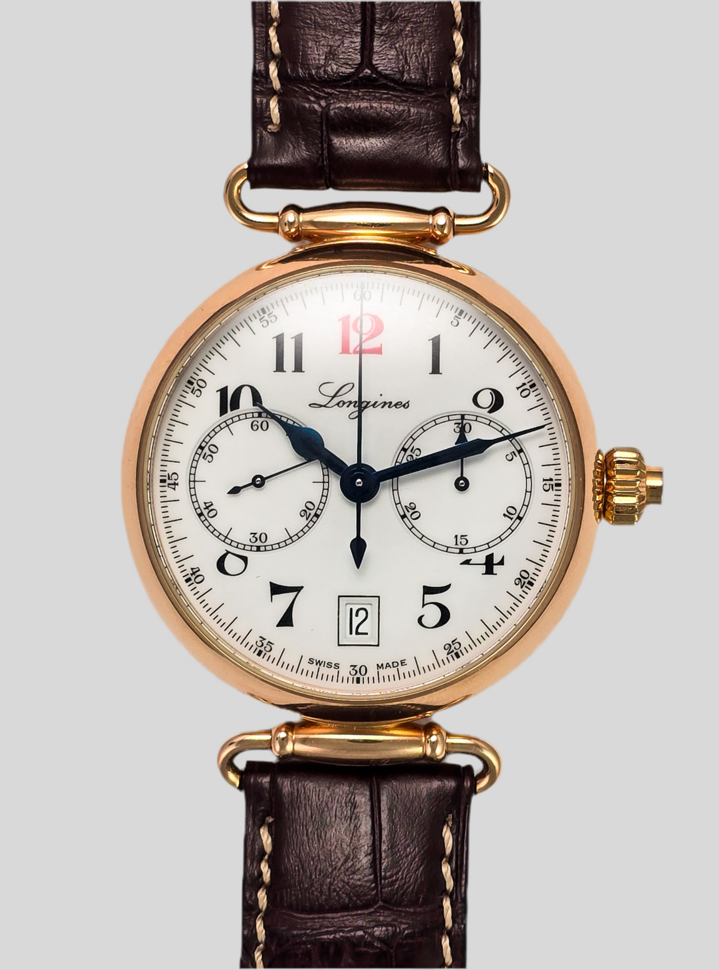 Longines Heritage Monopulsante smalto oro rosa 