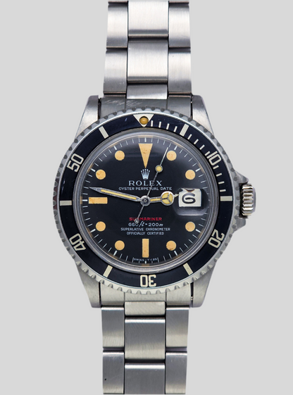 Rolex Submariner 1680 red writing MK IV